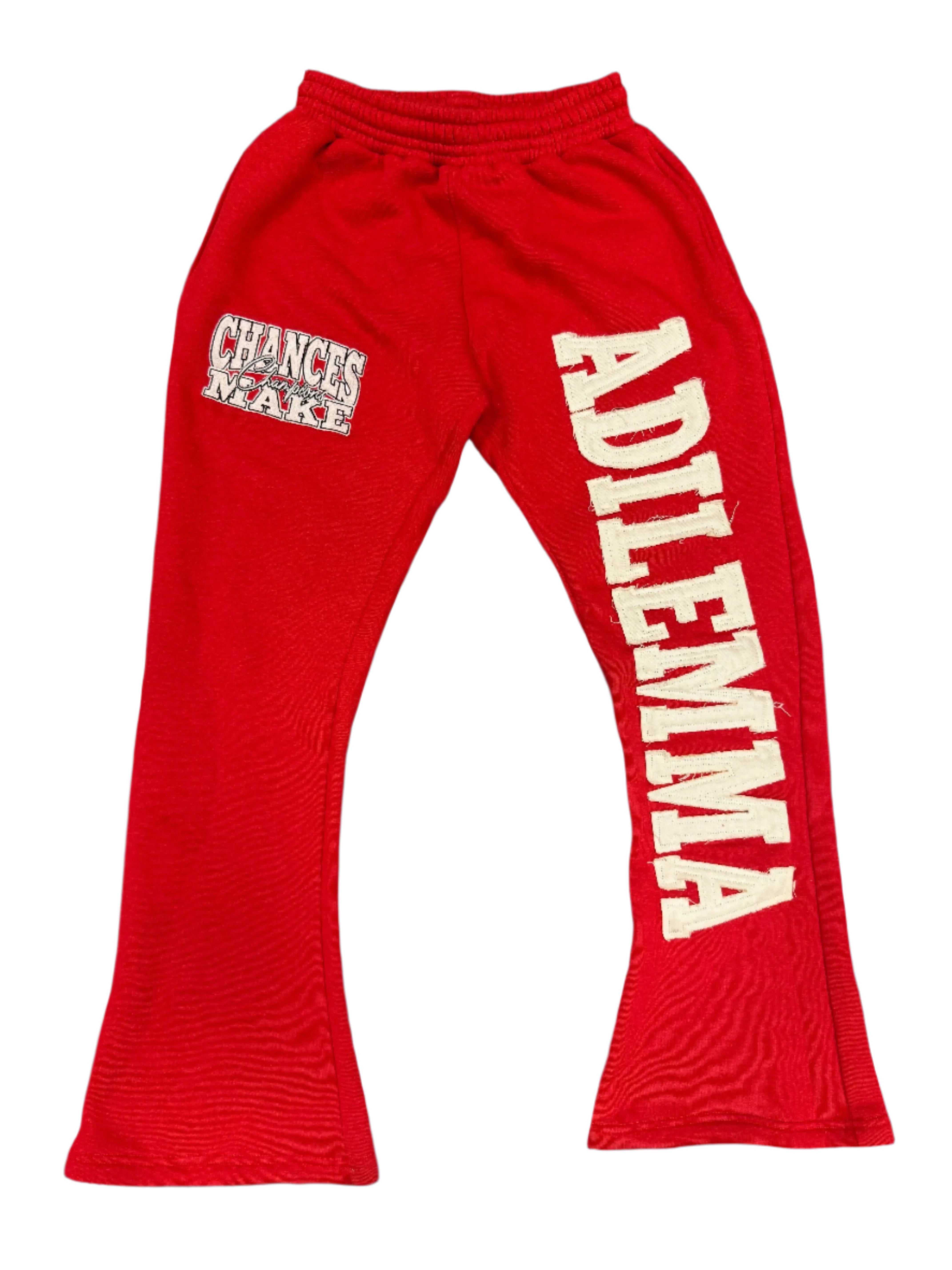 Red Patch Work Pants